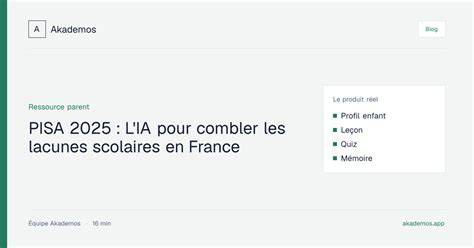 La France plonge dans une crise éducative : Les résultats PISA 2025 révèlent un déclin inquiétant